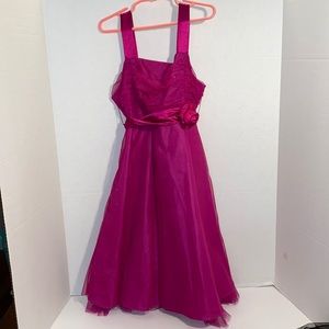 Girls size 10 sparkly overlay dress